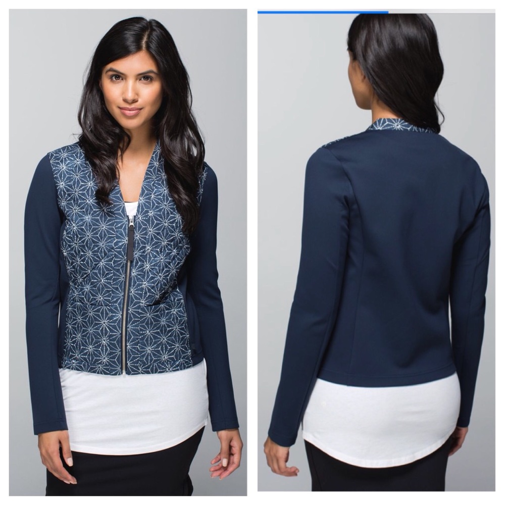 Lululemon Cardigan again Exploded Printed Jacket